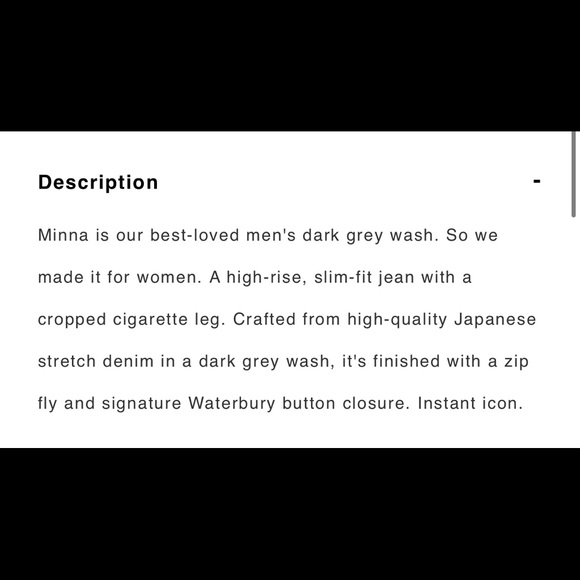 rag & bone Nina High Rise Cigarette Ankle Zip in Minna Dark Gray Jeans - Picture 15 of 16